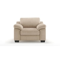 Esquel Essential 1 Seater Fabric Sofa in Pearl Colour