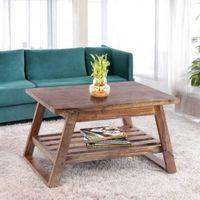 Alison Sheesham Wood Coffee Table In Teak Finish