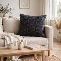 Nile Grey Decorative Cushion Cover 16 x 16 Inches