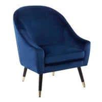 Matisse Accent Chair in Navy Blue Colour