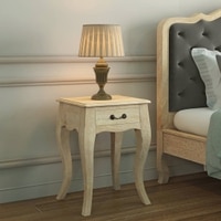 Helena Solid Wood Bedside Table in Finish