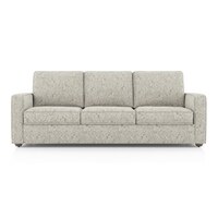 Apollo Compact High Back 3 Seater Fabric Sofa in Monochrome Paisley Colour