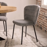 Solterra Fabric Dining Chair in Beige Colour