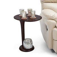 Cypress Solid Wood Side Table in Mahogany Finish