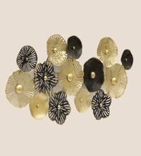 W-Alora Abstract Metal Wall Decor in Multicolor Set of 1