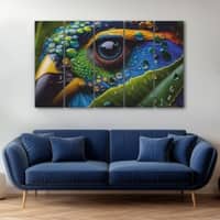 The Castle Decor Parrot Eye Animal Wall Art Set of 5 27x48 Inch