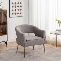 Carl Accent Chair in Grey Colour