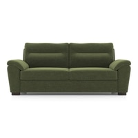 Adelaide Premium 3 Seater Fabric Sofa In Moss Green