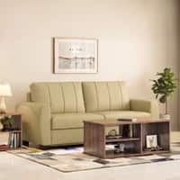 Luna 3 Seater Fabric Sofa in Butterscotch Colour