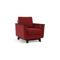 Corby Premium 1 Seater Fabric Sofa in Salsa Red Colour