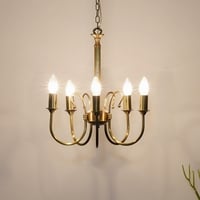 Penn 5 Light Brass Chandelier