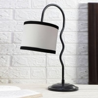 Multi cotton Zig Zag Curvy table lamp with Iron Base (SP29)