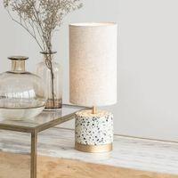 Speckle Round Table Lamp