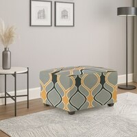 Ottoman Greyish Diamond Sofa Cover