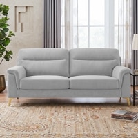 Niwara Velvet 3 Seater  sofa in Grey Color