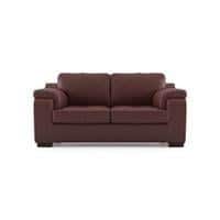 Trissino 2 Seater Premium Italian Leather Sofa In Bordeaux