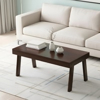 Mayfield Sheesham Wood Coffee Table In Dark Walnut Finish