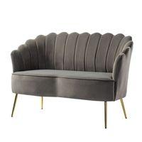 Ukraine Fabric Sofa (Dark Grey)