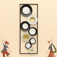 W-Patrick Abstract Metal Wall Decor in Multicolor Set of 1
