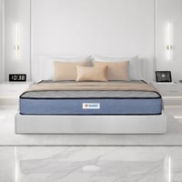 Sleepwell Ortho Genius Grid Mattress Medium Firm Orthopedic Grid Support Queen 75x66x6 Inch
