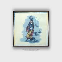 Folk Canvas Wall Prints Canvas Wall Prints Set of 2 Multicolor Matte
