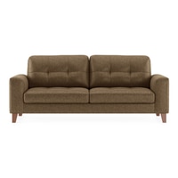 Verona Essential 3 Seater Fabric Sofa in Dune Colour