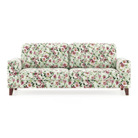 Verona Luxe 3 Seater Fabric Sofa in Clara Velvet Colour