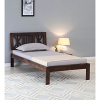 Zeevo Solid Wood Single Bed Without Storage