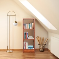 Amy Bookshelf in Columbian Walnut Finish