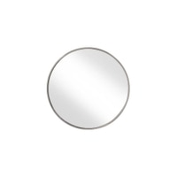 RadiantSteel Nickel Wall Mirror