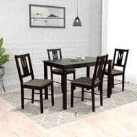 Artemis Solid Wood 4 Seater Dining Set