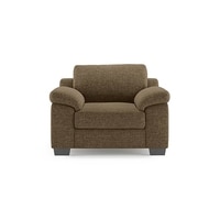 Esquel Essential 1 Seater Fabric Sofa in Dune Colour