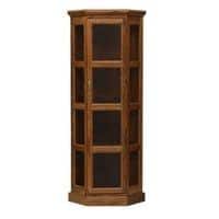 Elegent Solid Wood Bookshelf In Natural Finish