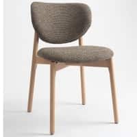 Beechline Solid Wood Dining Chair in Brown Colour