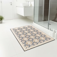 Luxe Home Retro Design Rubber Doormat -(35x58 cm)