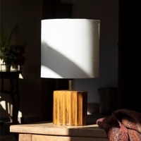 Doric Brown Handcrafted Table Lamp