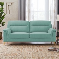Niwara Velvet 3 Seater  sofa in Pista Green color