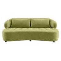 Henry Velvet 3 Seater Sofa Mint Green Color