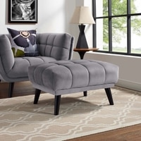 Brait Ottoman in Midnight Grey Colour