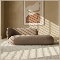 Eliteelegance Wood 2 Seater With Upholstery Non Storage Sofa In Grey Colour