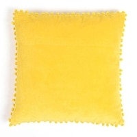 Soft Touch Cushion Cover In Sunny Yellow