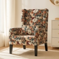 Lavanya Wing Back Chair in Multi Colour