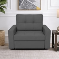 Barato  Pull Out Sofa cum Bed  in Dark Grey Colour