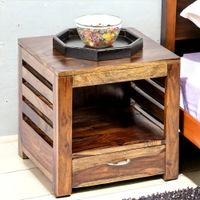 Russell Side Table - Teak Finish