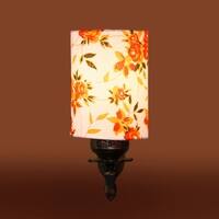 Devansh Metal Electric Wall Light in Antique Gold Colour with Multi Shade Count of 1 Light