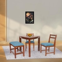 vanish solid wood  4 seater Dining table in  Provincial Teak