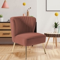 Fission Accent Chair in Light Pink Colour