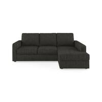 Apollo Sofa (Colour : Graphite Grey, Cushion : Soft, Back Type : Regular, Seating Capacity : Right Aligned 2 Seater + Right Aligned Chaise)