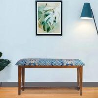 Krissvon Solid Wood Bench In Provincial Teak Finish