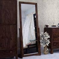 Sirius Solid Wood Dressing Table in Mahogany Finish